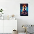 thumbnail image 2 of Buddha Statue Cosmic Background Canvas Wall Art Buddha Statue Art Poster Wall Canvas Painting for Bedroom Living Room Decor(Buddha-7 12 * 18inch), 2 of 6