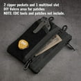 thumbnail image 4 of VIPERADE VE18 EDC Pouch, Pocket Organizer Pouch for Men, EDC Pocket Organizer Pouch, 3 Slots with 2 Zipper Pockets, Velcro Pouch Multitool Pouch-khaki, 4 of 6