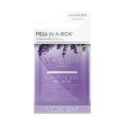 Voesh Pedi In A Box 4 In 1 Deluxe Pedicure Lavender Relieve Pack Of 3