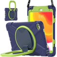 thumbnail image 4 of Funda a juego para iPad Mini 4/5 con correa para el hombro, soporte de anilla ajustable grande, portalápices y protección contra golpes., 4 of 5