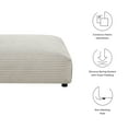 thumbnail image 4 of Modway Solace Modular Corduroy Upholstered Ottoman, 4 of 7