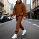 thumbnail image 1 of Ceisia Men's Loose Fit Hooded Sweatshirt & Jogger Pants Set | Casual Warm Two-Piece Tracksuit Gifts, 1 of 5