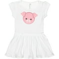 thumbnail image 3 of Inktastic Cute Pig, Little Pig, Piggy, Pink Pig Girls Baby Dress, 3 of 5