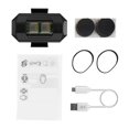 thumbnail image 1 of Yuarrent Luz de advertencia recargable por USB anticolisión, lámpara intermitente regulable, señal de ciclismo para motocicleta, Dron, Bicicletas eléctricas, 1 of 6