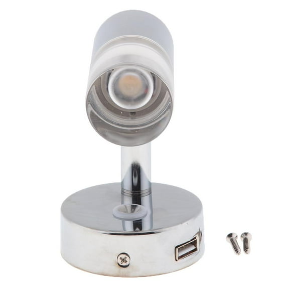 12V Reading Lamp, RV Boat LED Bedside Lamp Motorhome Interior Lighting