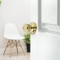 thumbnail image 3 of Design House Terrace Interior Non-Turning One-Sided Dummy Door Knob, Polished Brass, 3 of 13