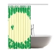 thumbnail image 2 of MKHERT Clover Shower Curtain Waterproof Bath Curtain Decor 66x72 inch, 2 of 2