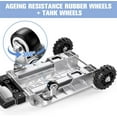 thumbnail image 2 of Utility Luggage Cart with 4 Wheels, Aluminum Hand Truck Dolly, Folding Hand Truck with Tank Wheels, Portable Dolly Cart for Luggage, Travel, Shopping, Office Use, 2 of 2