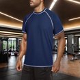 thumbnail image 2 of Playeras Para Gimnasio Para Hombre, Camiseta De Natación Corta Upf 50+, Camiseta Para Correr, Trajes De Baño, Natación, Senderismo, Camisetas De Entrenamiento, 2 of 4