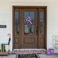thumbnail image 2 of Northlight Artificial Lavender Heart Spring Wreath - 17.5", 2 of 6