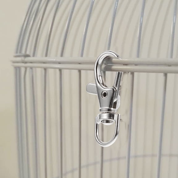 MEIBUTYUP 20Pcs Metal Birdcage Lock Snaps for Pet Cage Door Latch, Clips for Bird, Small Animal, Pet Shop Use