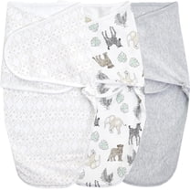 aden + anais Essentials Wrap Swaddles, 100% Cotton, Toile, Unisex, Newborn, 0-3 Months, 3-Pack