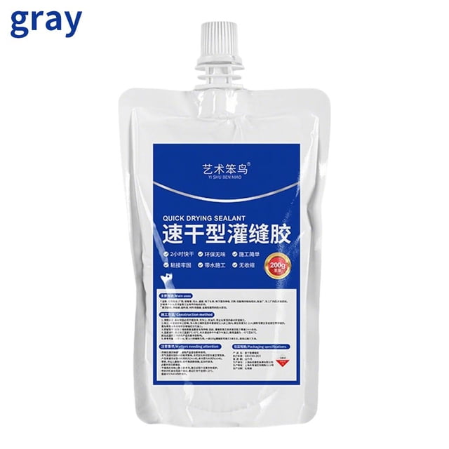 Lttoisl AGIUFGS Scellant à Séchage Rapide, Revêtement Caoutchouté Imperméable Avancé pour Réparation de Toit, Application Humide, Correction des Fissures Profondes, Pochette de 7,1 Oz, Blanc