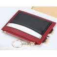 thumbnail image 5 of Women Card Wallet Color Patchwork Card Purse Coin Purse Credit Card Holder, 5 of 5