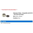 thumbnail image 2 of Alternator Pulley - Compatible with 2010 - 2013 Kia Forte 2011 2012, 2 of 2