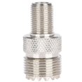 thumbnail image 1 of 2pcs F Female Plug to UHF PL-259 Female Jack RF Coaxial Adapter Cable Connector, 1 of 5