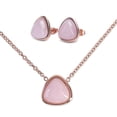 thumbnail image 1 of Set Juego de Joyería para Mujer LuckyLy Aline Collar y Aretes de Acero Inoxidable Rosa UNITALLA, 1 of 8