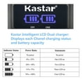 thumbnail image 4 of Kastar NP-FZ100 3-Pack Battery and LKD2 USB Charger Compatible with Sony Alpha 9 α9, Alpha A9 / ILCE-9, Alpha A 9, Alpha 9R α9R, Alpha A 9R, Alpha A9S α9S, Alpha A9 II A9II α9 II α9II Camera, 4 of 7