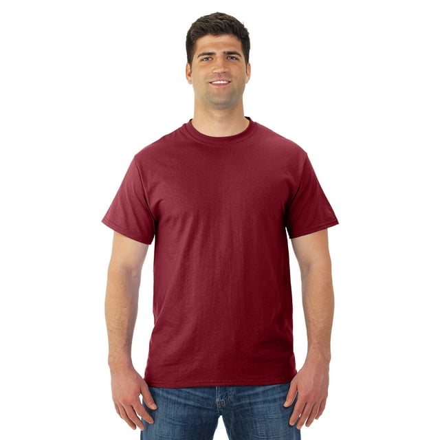Jerzees T-Shirt à Manches Courtes pour Hommes DRI-POWER Active, 4X, Cardinal