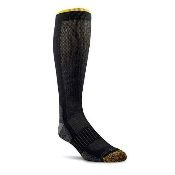 ARIAT Unisex AriatTEK High Performance Mid-Calf Work Socks Black 2-Pair Pack - AR2718-002 BLACK