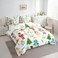thumbnail image 2 of Manfei Cartoon Elf Princess Bedding Comforter Set 7 Pieces, Fairy Tale Nutcracker Full Bedding Set, Christmas Tree Gift Reversible Fitted Sheet Flat Sheet, Microfiber Bedroom Decor, 2 of 6