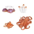 thumbnail image 1 of 1 Set Spade Worm Model Premium Plastic Material Meaningful Insect Figurines Early Educational Growing Models for School Project octopus type 2, 1 of 6