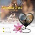 thumbnail image 4 of Red Sparrow Heart Shaped Urns For Men - Mini Urns For Human Ashes Keepsake - Adult Urns For Human Ashes Men - Small Heart Shaped Urns For Human Ashes - Funeral Urns For Women (Size -3Inch, 1Pcs), 4 of 5