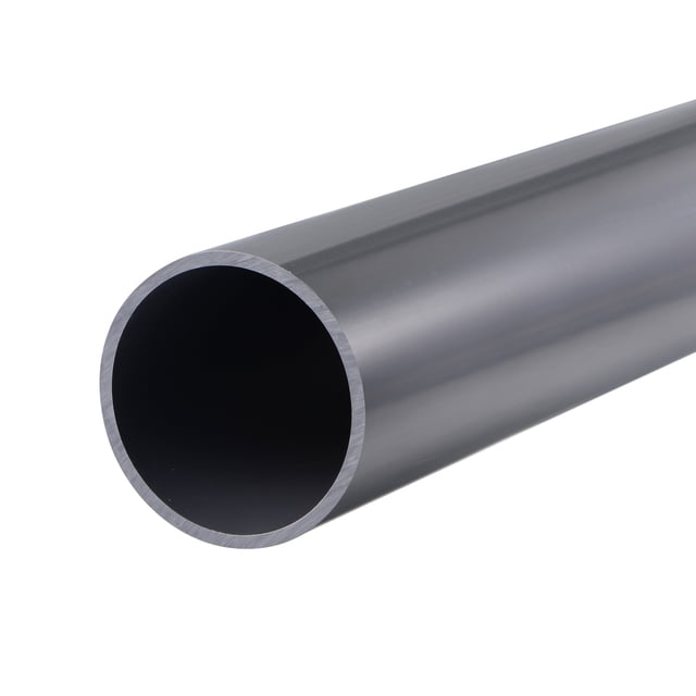 Unique Bargains 67.8mm ID 75mm OD 0.65m Light Grey PVC Rigid Round Pipe High Impact