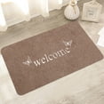 thumbnail image 3 of fastboy Long-lasting And Non-Slide Door Mat With Super Strong Water Absorption Performance Polyester Entrance Mats Dirt Trapper Butterflies gray 1Set, 3 of 6