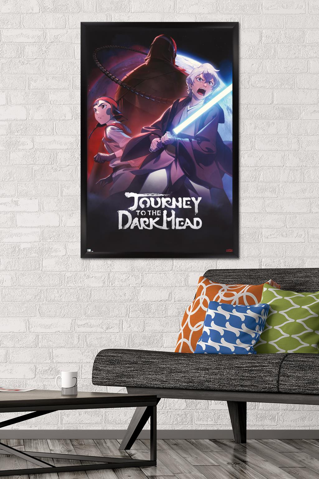 Star Wars: Visions Season 2 - Journey To The Dark Head Wall Poster, 22.375" x 34" Framed