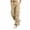 Khaki-pants, variant on Women Elastic Waist Cargo Pants Button Straight Leg Hiking Workout Sweat Pants Climbing Casual Summer Outdoor Trousers XXL