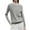 Gray, variant on Antinious Womens Half Zip Cropped Pullove Long Sleeve Solid Casual Tops,Winter Sweatshirt for Women,Going Out Tops for Women,Black,XXL