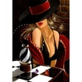 thumbnail image 1 of Cuadros Decorativos Sexy Girl 5D DIY Diamond Painting Kits Full Round Drill Wall Art Decor (NH2570) Likrtyny embutido en tela, 1 of 8