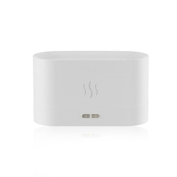 Humidificador simulación llama noche luz aroma difusor calma operación sala de estar escritorio rociador rociador hotel vivero ambientador blanco Inevent HA012590-02B