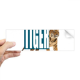 thumbnail image 1 of Autocollant Pare-Chocs Rectangle Féroce pour Chats Tigres Carnet Fenêtre, 1 of 1
