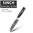 thumbnail image 1 of Akatsuki Kitchen Knife Forged Damascus Steel Japanese Chef Knife for Slicing Cutter with Easy-Grip Resin Handle and Gift for Chef's Giftcase, 1 of 6