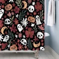 thumbnail image 5 of Tchckioa Halloween Party Decor Shower Curtain,36x72 Inch Waterproof Hooks Bath Curtain for Bathroom, 5 of 6