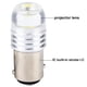 thumbnail image 1 of Bombillas de Proyector Led Blancas 1157 2357 Luces Estroboscópicas Intermitentes de Freno Trasero de Coche DC 12V Para Advertencia de Seguridad y Estilo de Carreras, 1 of 7