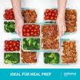 thumbnail image 4 of Sistema TO GO Contenedores multidivididos para comidas y alimentos | con separadores y clips | 820 ml | Sin BPA | Reciclable con TerraCycle&reg; | 5 recipientes de almacenamiento de al Sistema NA, 4 of 6