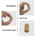 thumbnail image 4 of KAKOWELY Remplacement de Liège pour Clarinette 10 Pcs Joint de Flûte Bouchons de Liège Naturels Capuchon de Flûte Pièce de Réparation Accessoires pour Flûtes Instrument de Musique à Bois, 4 of 5