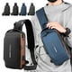 thumbnail image 2 of 2025 New Men's Anti-Theft Sling Bag, PU Leather Crossbody Bag Chest Backpack for Travel & Daily, 2 of 5