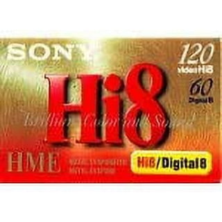 Sony Hi8 Camcorder 8mm Cassettes 120 Minute (4-Pack) 