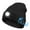 Black LED, variant on Andizun Bluetooth Beanie with Light, USB Rechargeable LED Headlamp Winter Hat, Christmas Stocking Stuffers for Men Women