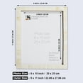 thumbnail image 3 of Handicrafts Home 8x10 Classic Bone Inlay Picture Frames Picture Frames, White, 3 of 7