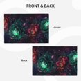 thumbnail image 4 of Placemats Set of 4 / 6, Red and Green Carnation Placemats for Dining Table Indoor/Outdoors Heat Resistant Washable Placemats 18" x 12", 4 of 8