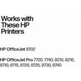 thumbnail image 2 of HP 952 C/Y/M 3PK Ink Cartridges N9K27AN Works with Printer Series: OfficeJet 8702, OfficeJet Pro 7720, 7740, 8210, 8710, 8720, 8730, 8740S Sold without manufacturer warranty, 2 of 4