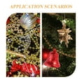 thumbnail image 3 of ColoMX 3 unids plástico campana árbol de navidad colgar cadena fiesta fiesta decorativa guirnalda, 3 of 8