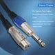 thumbnail image 5 of 2piezas 6.35 mm 1/4 Pulgada A XLR Cable Macho A Hembra Cable Hembra de 3 Clavijas Cable de Micrófono Estéreo Cable de Audio (6 Pies), 5 of 5