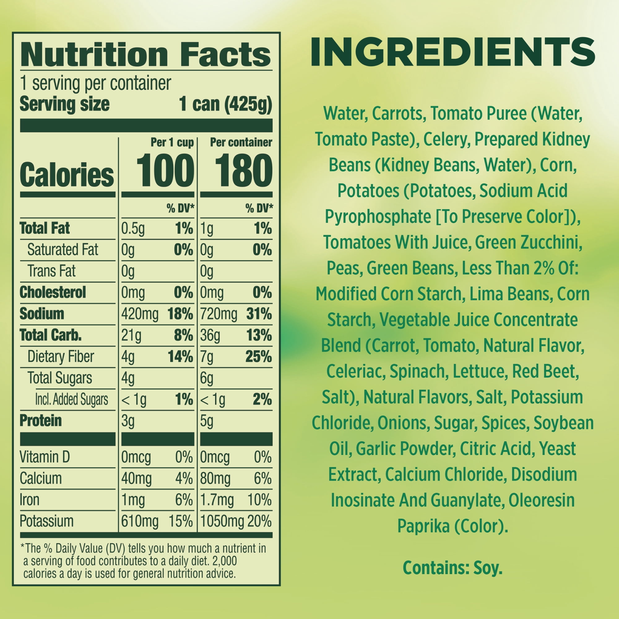 Healthy Choice Country Vegetable Canned Soup, 15 oz