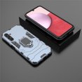 thumbnail image 5 of Allytech for Samsung Galaxy A14 5G Case with Tempered Glass Screen Protector, Ring Holder Kickstand Full Body Protective Heavy Duty Rugged Tough Hybrid Bumper Case Cover for Samsung A14 Phone, Navy, 5 of 6
